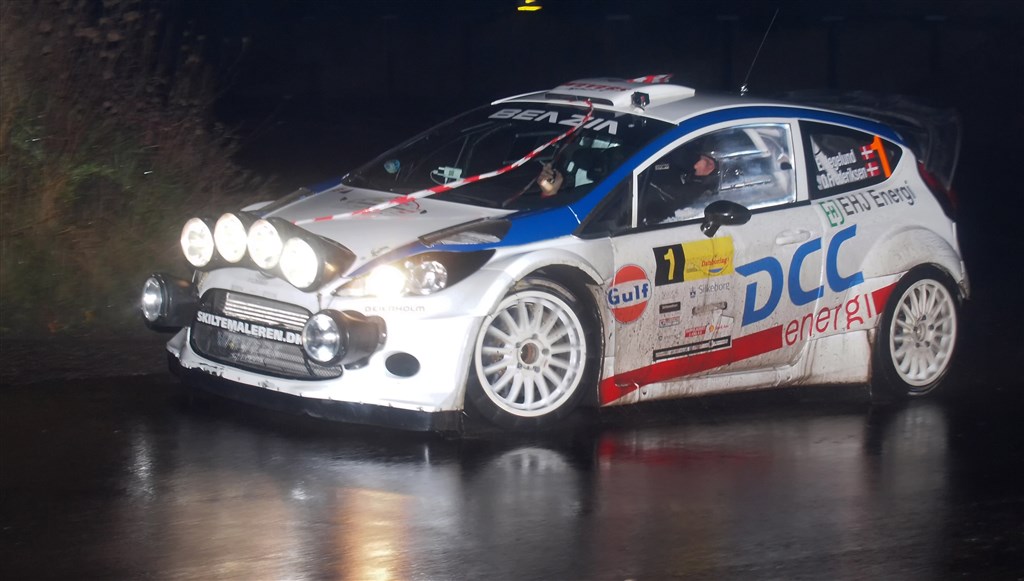 Esben Hegelund og Ole R. Frederiksen sigter efter generalsejren i Ecoteck Rally Himmerland 2015.